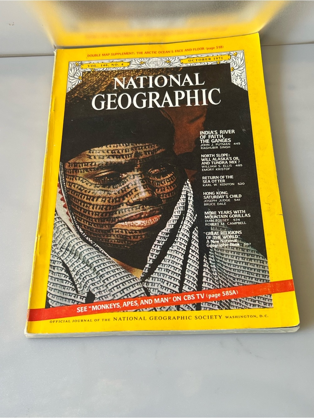 October 1971 issue of National Geographic